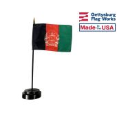 Afghanistan Stick Flag - 4x6"