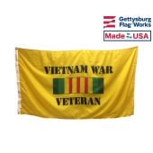 Vietnam War Veteran Flag Front