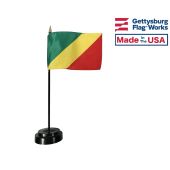 Congo Republic Stick Flag - 4x6"