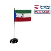 Equatorial Guinea Stick Flag - 4x6"