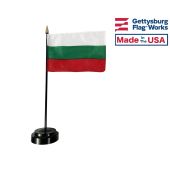 Bulgaria Stick Flag - 4x6"