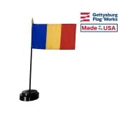 Romania Stick Flag - 4x6"