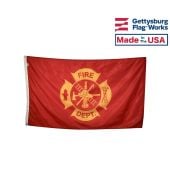 Fire Department Maltese Cross Flag