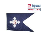 5th Corp HQ Guidon Flag (1861) - 3x5'