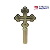 Botonee Cross Gold Finial 