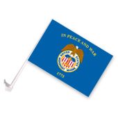 Merchant Marine Car Window Flag