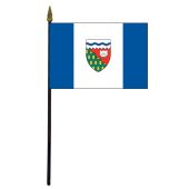 Northwest Territories Stick Flag - 4x6"