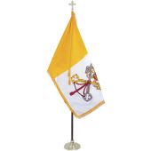 Vatican City (Papal) Indoor Flag Set