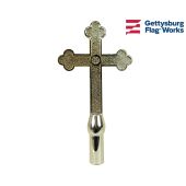 CHURCH CROSS, 10" GOLD Plastic