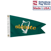 12x18" Sláinte Irish Harp Burgee