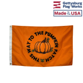 This Way To The Pumpkin Patch Flag-Choose Options