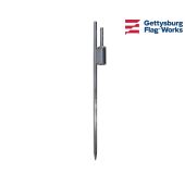 Teardrop Flagpole Spike Ground Mount