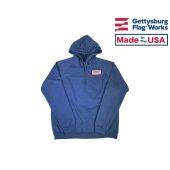 Gettysburg Flag Patch Hoodie Sweatshirt