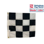 Black and White Checkered Flag