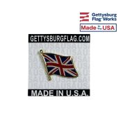 United Kingdom Lapel Pin (Single Waving Flag)