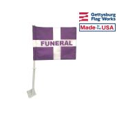 Funeral Car Window Flag