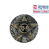 US War Veteran Thermoplastic Bronze Grave Marker