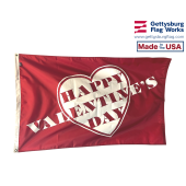 Valentine Hearts Flag - 3x5'