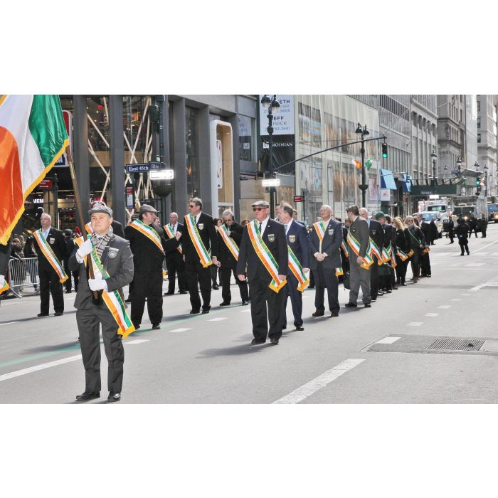 Custom Irish Parade Sashes in Use