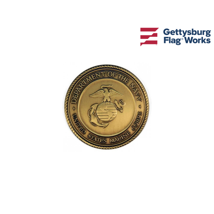 Marine Corps Brass Medallion