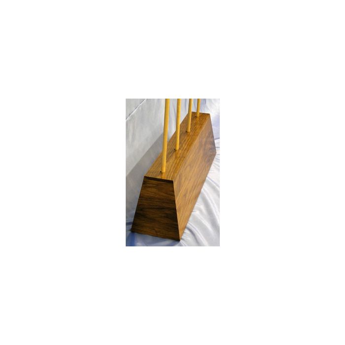 Solid Walnut Floor Stand Four Hole