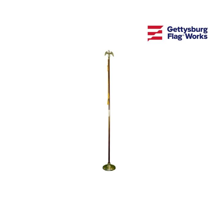INDOOR FLAG SET WITH EAGLE 