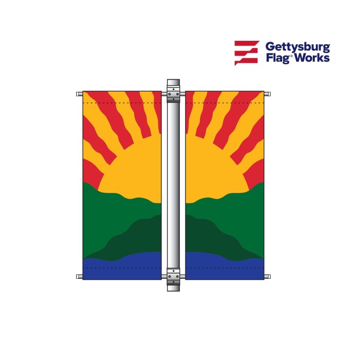 Double Mounting Avenue Banner Hardware