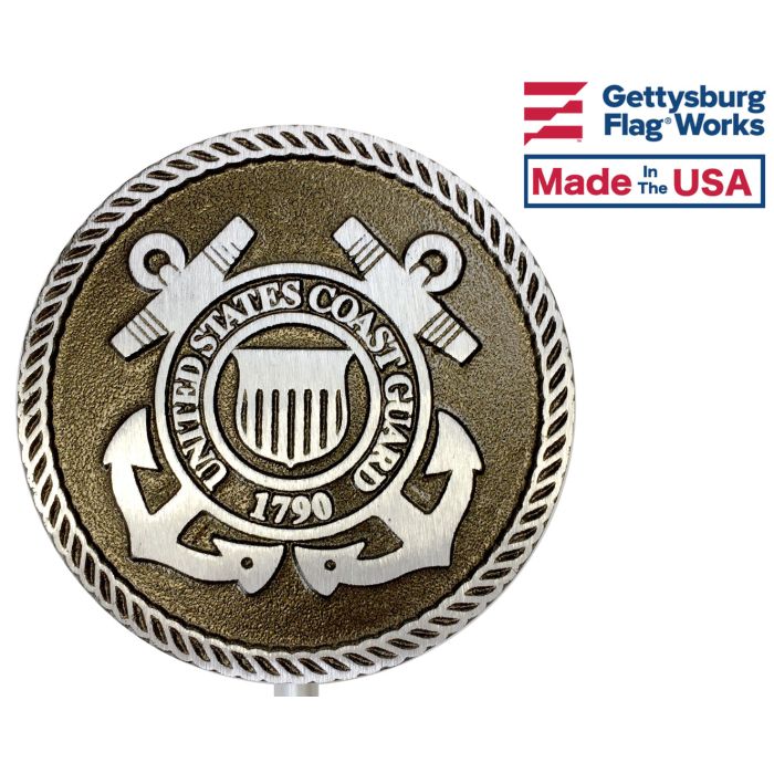 Coast Guard Aluminum Grave Marker