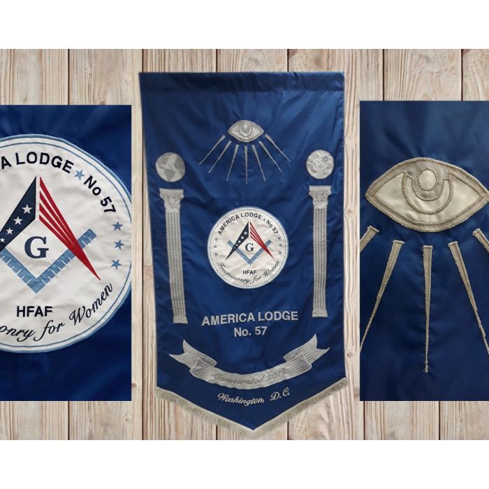 Custom applique america lodge