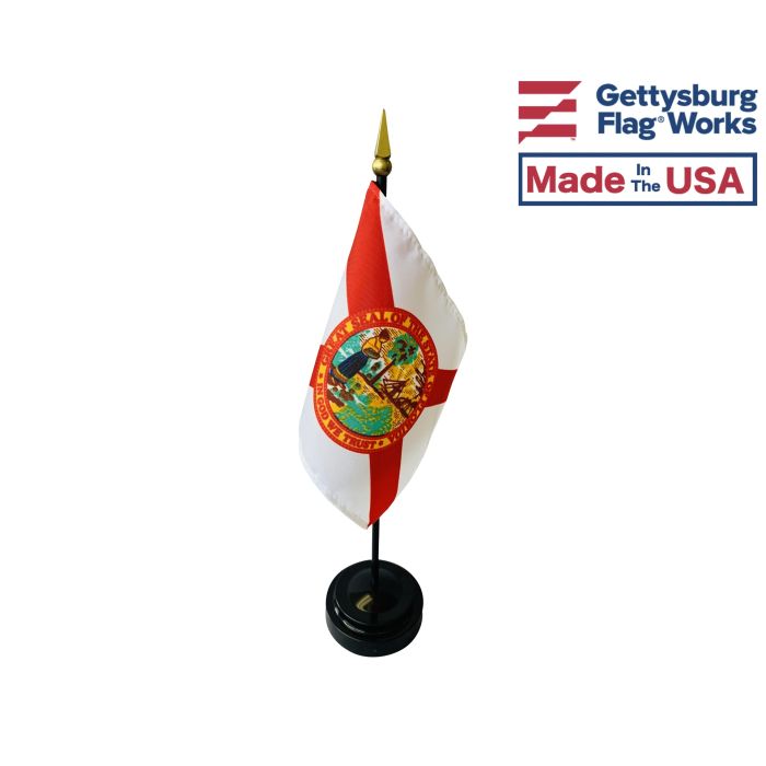 Florida State Stick Flag - 4x6"