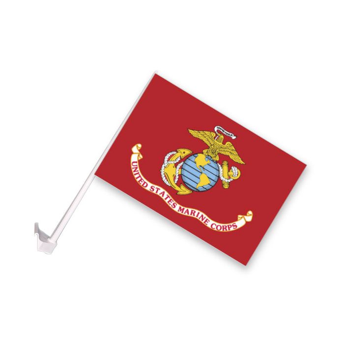 Marine Corps Car Window Flag