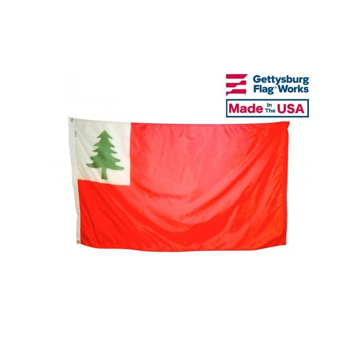 2x3' New England Continental Flag (Pine Tree)