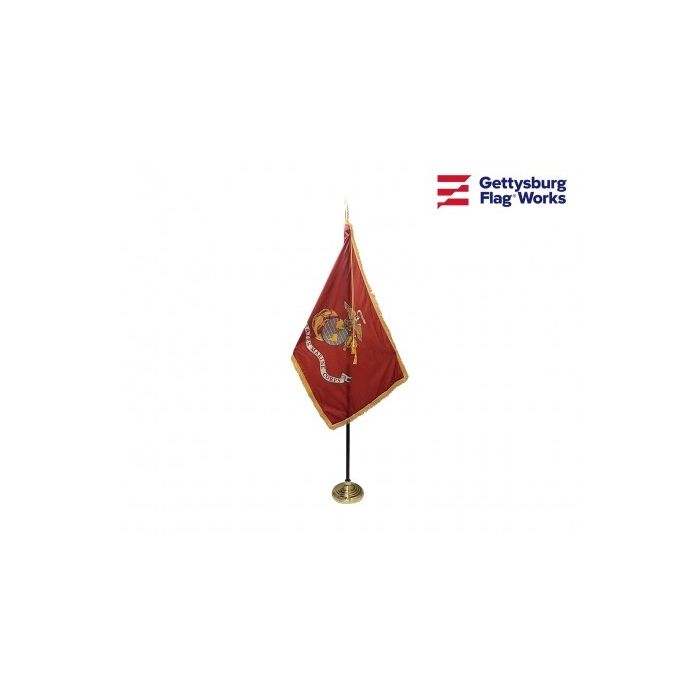 Marine Corps Indoor Flag Set 8'