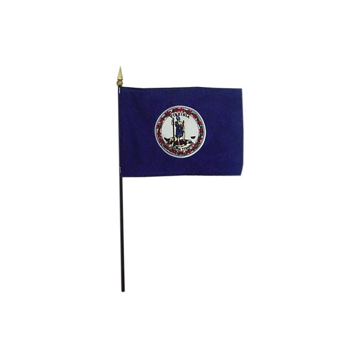 Virginia State Stick Flag - 4x6"