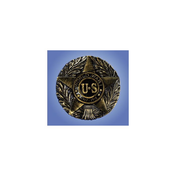 WWI Thermoplastic Bronze Grave Marker
