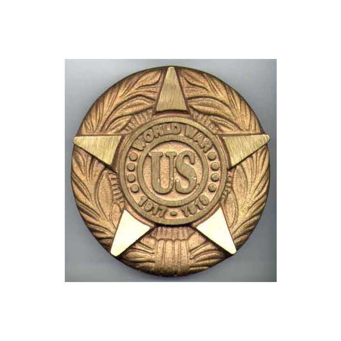 WWI Bronze Grave Marker